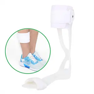 Adjustable Ankle Foot Support Brace - Lightweight Leaf Spring Design for Walking Assistance, Suitable for Left or Right Foot, Breathable Material for All-Day Wear