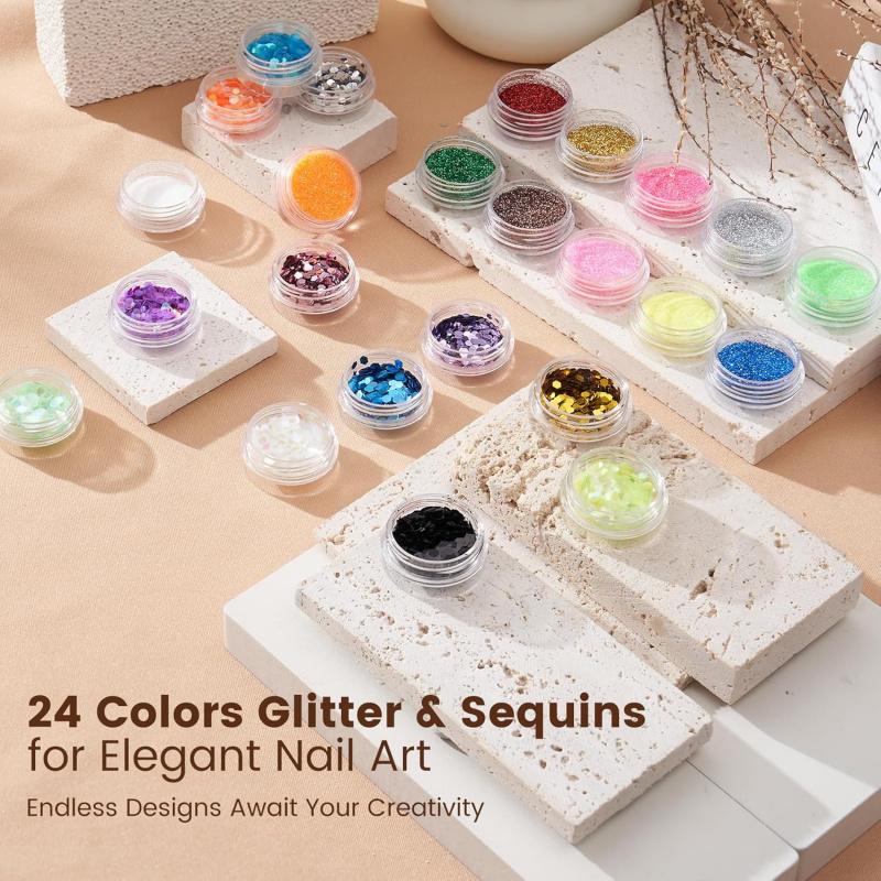 Nail Kit for Beginners with Everything: Practice Nail Hand Acrylic Set Professional Powder Liquid Starter Kits with Drill U/V Lamp in Cosmetic Gift Bag for Salon Home (Pink)