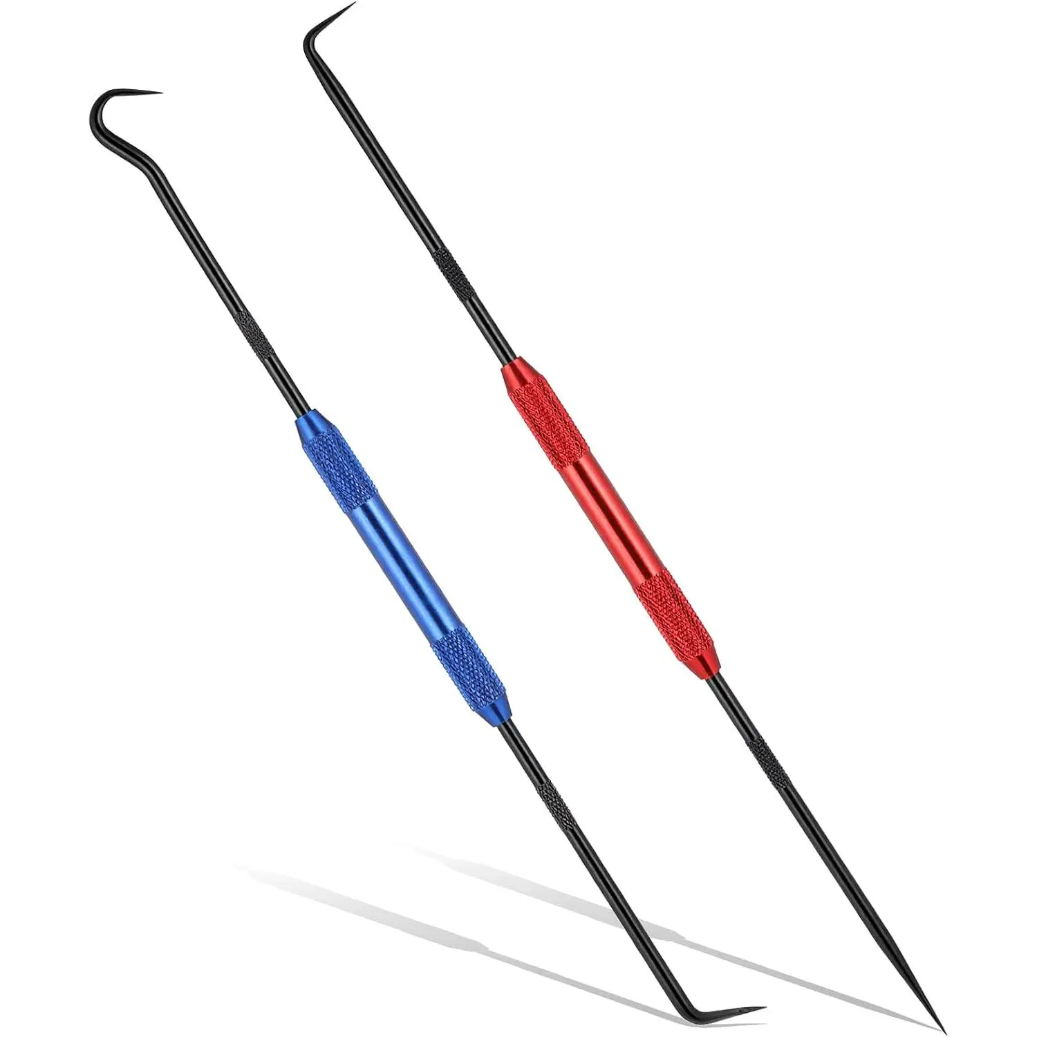 Scribe Tool, 2 count Double Pointed Scriber 9 Inch Metal Straight 45  90  Tip Carbide Scribe Steel Point for Welding Marking Pen Glass Metal Sheet Ceramics
