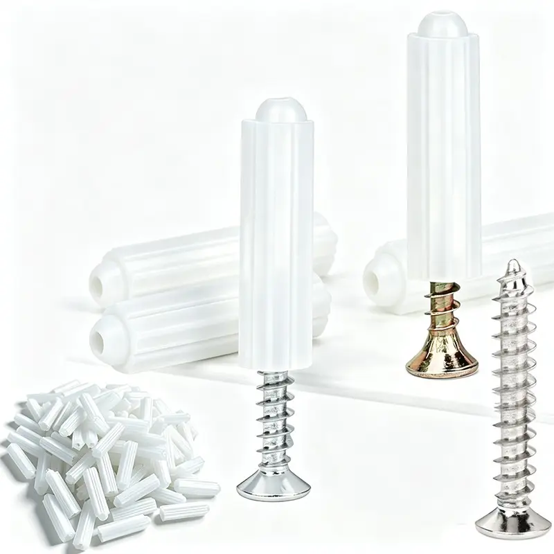 1000 Pe Plastic Pipe Stoppers, Four-Sided Expansion with Center Core and Threaded End, Leak-Proof for Plumbing, Construction, DIY