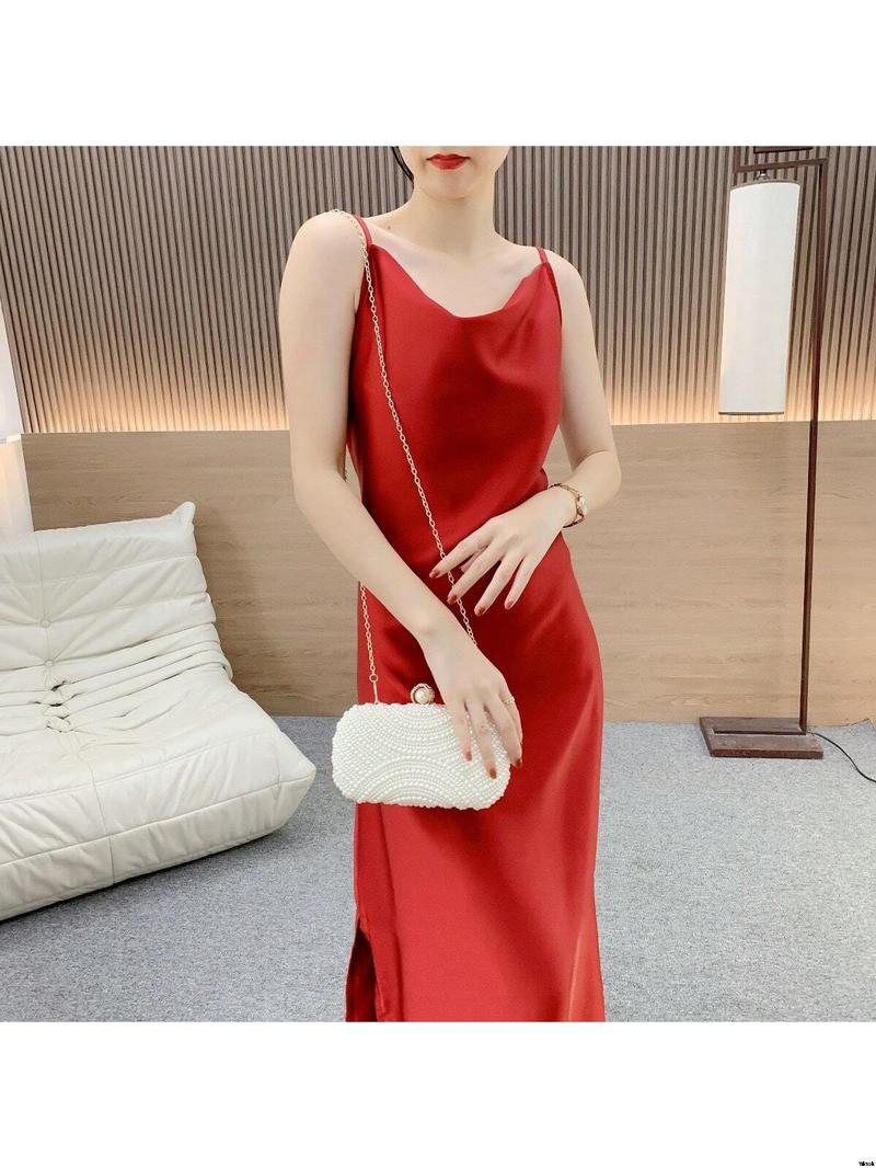 Dress Slit High Waist Collar Wrap Women Clasi SHEIN