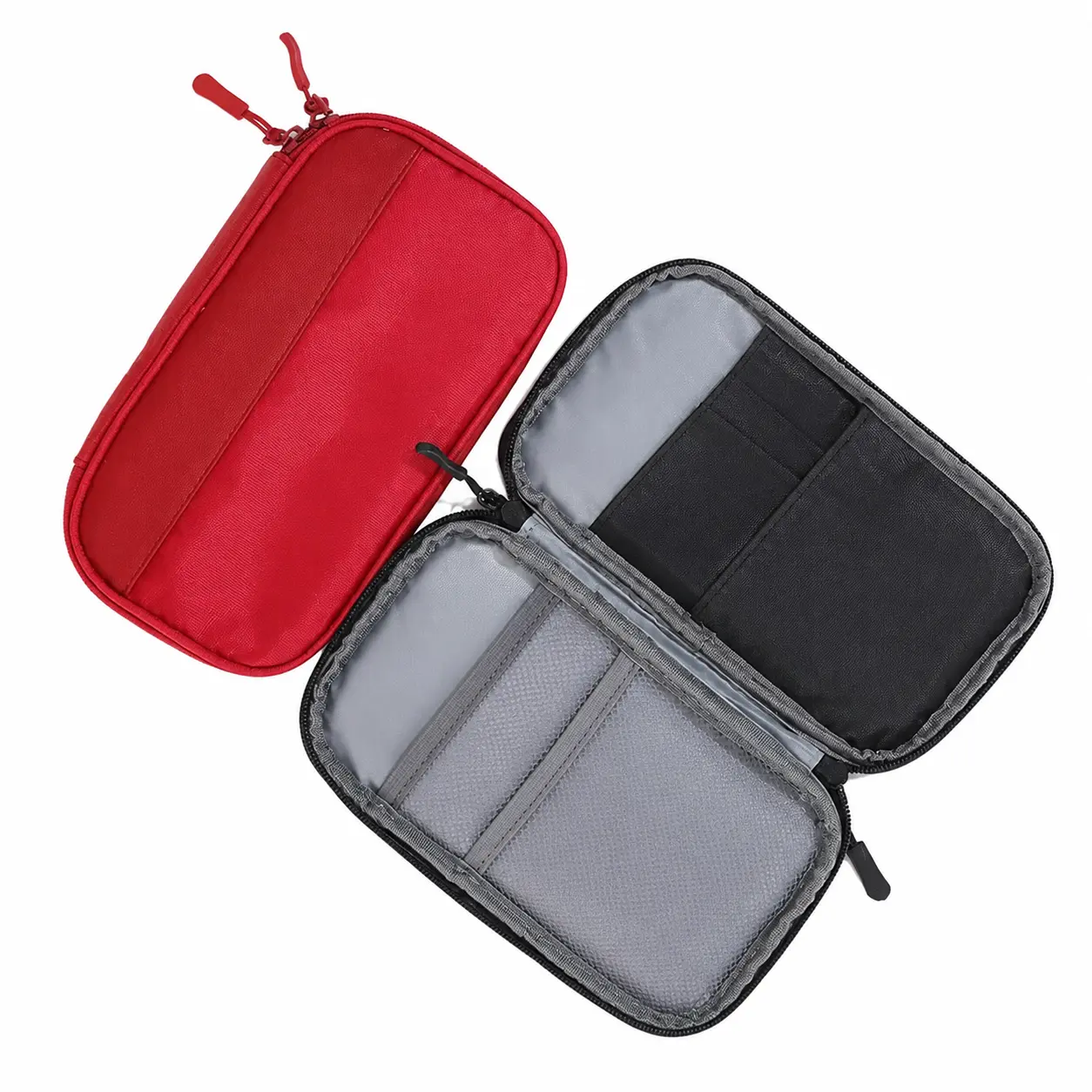 2025 Trendy Minimalist Pancake-Shaped Pencil Case - Spacious Interior Classroom/Desk Supplies Organizer for Students, Soft-Touch Lightweight Fabric with Smooth Zipper, Ideal for Pens, Markers, Erasers, Small Stationery Storage