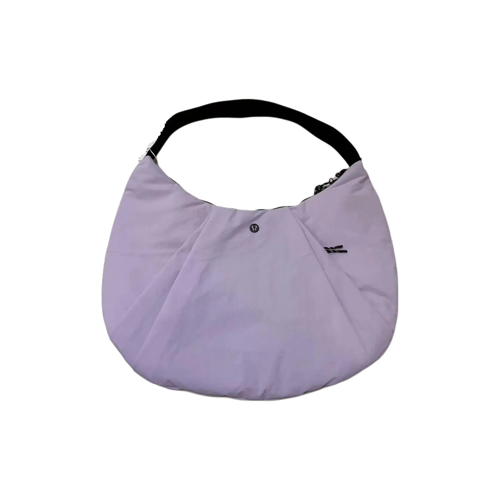 Lululemon 10L Pleated Crescent Bag, Crescent-Shaped Women's Handbag for Women - Lavender Mist, Black, Crescent-Shaped Women's Handbags