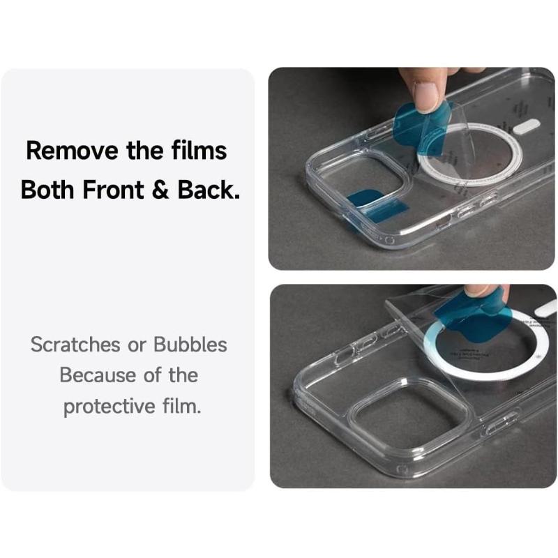 MagSafe Compatible Clear Case for iphone 17Promax/16/16E/15/14/13/12/11pro promax plus,Anti Yellowing Transparent Protective Cover,Offering Shockproof Protection,Strong Magnetic Ring, Military GradeShockproof,