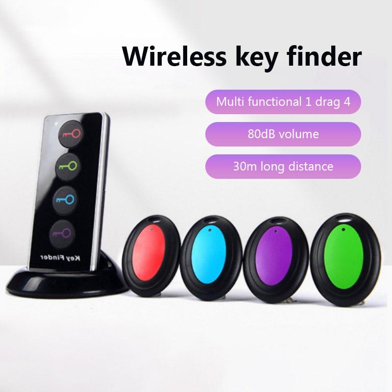 New 4 in 1 Anti-Lost Key Finder Wireless Locator Multifunctional Search Distance Key Locator Tracker For Child Pet Wallet