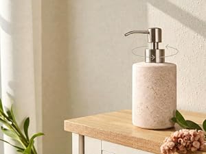 Soap Dispenser Pump Head Replacement Spare for Standard 28/400 (26 mm - 28mm / 1.02 in-1.10 in) Neck Size, Stainless Steel Brushed Finish