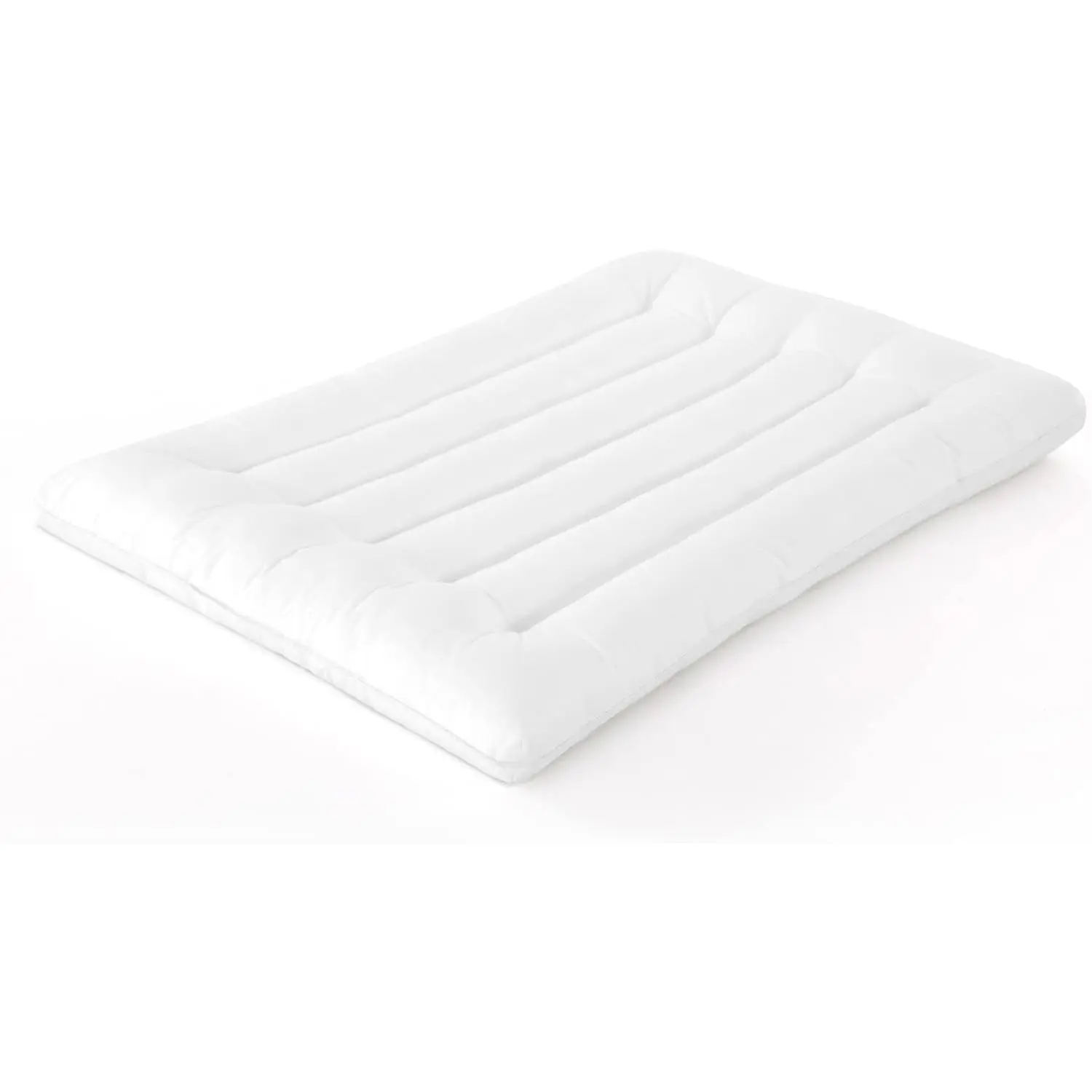 Ultra Thin Flat Pillow for Sleeping, Thin Pillow for  Sleeper, Supportive  Sleeping Pillow, Slim Bed Pillow, Machine Washable-Standard Size 18x26, White