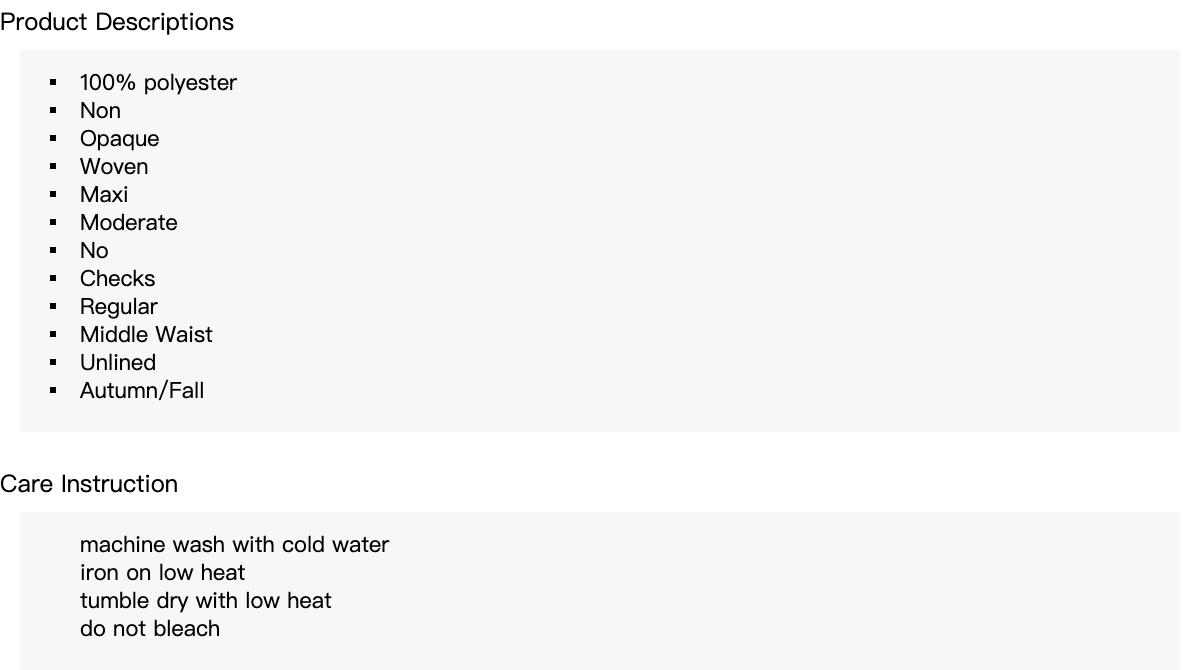 Cider [2 colors, size 2-26] Elastic Waist Check Knotted Tiered Maxi Skirt