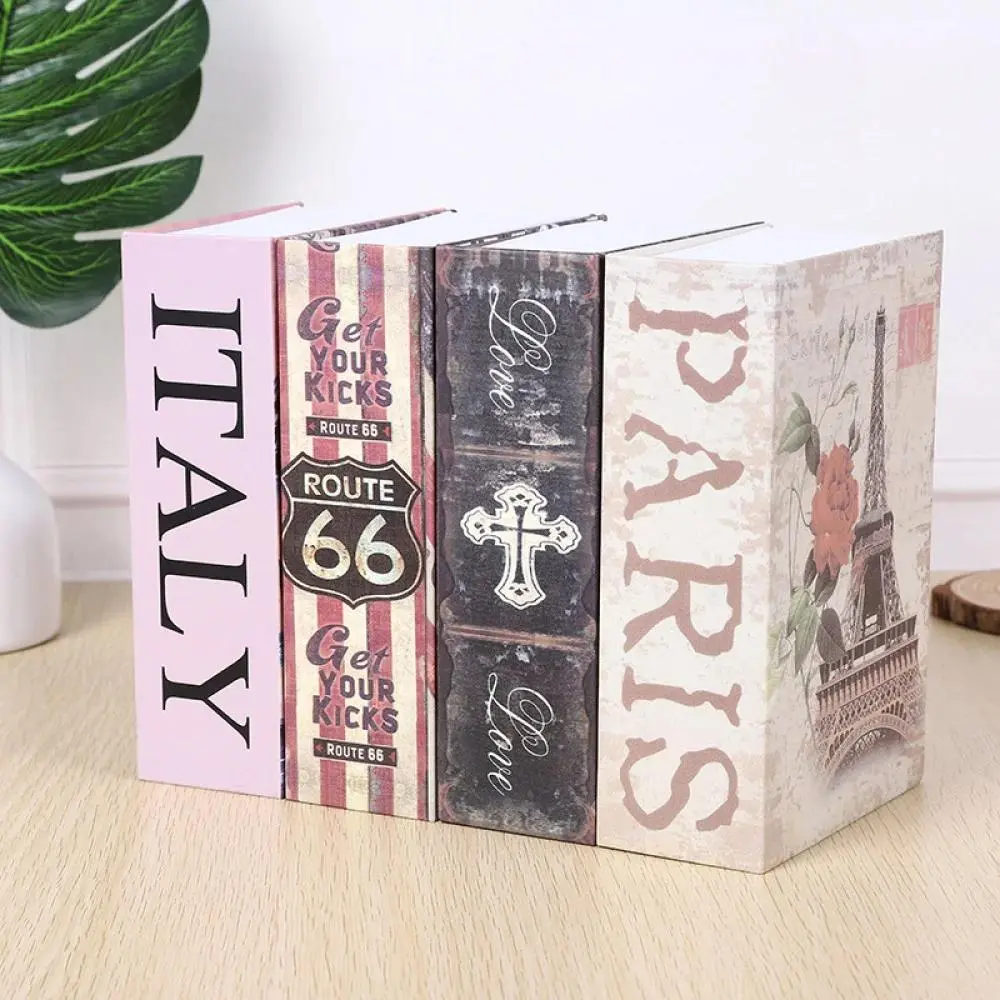 Vintage Dictionary Design Safe Box, 1 Count Mini Simulation Dictionary Safe Box, Fashion Photography Props, Home Decoration, Storage Box, Hidden Safebox