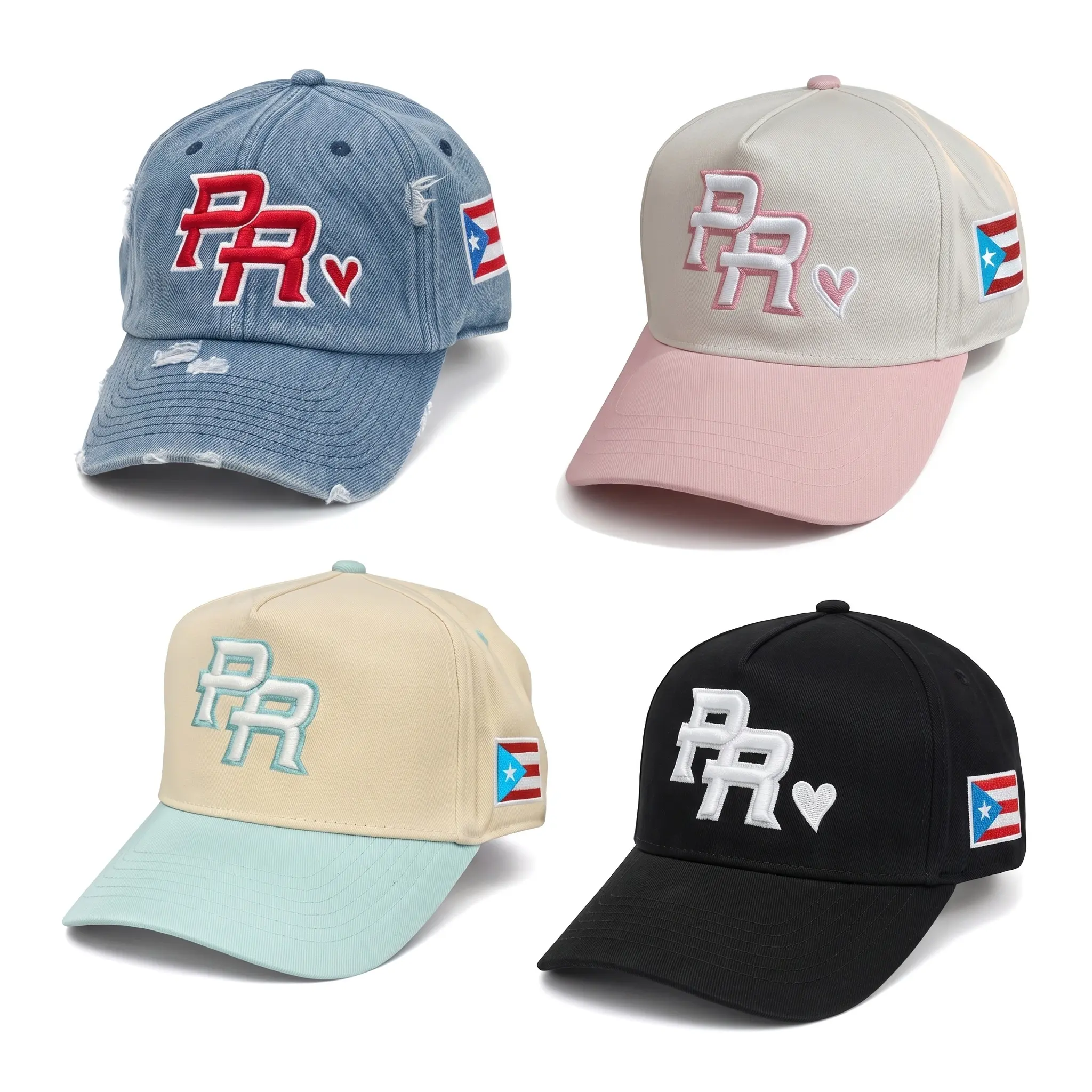 Unisex Denim Baseball Hat - Distressed Worn-In Look, Breathable Cotton Fabric, Adjustable Comfortable Fit, Hip Hop Street Style for Outdoor Summer Casual Wear