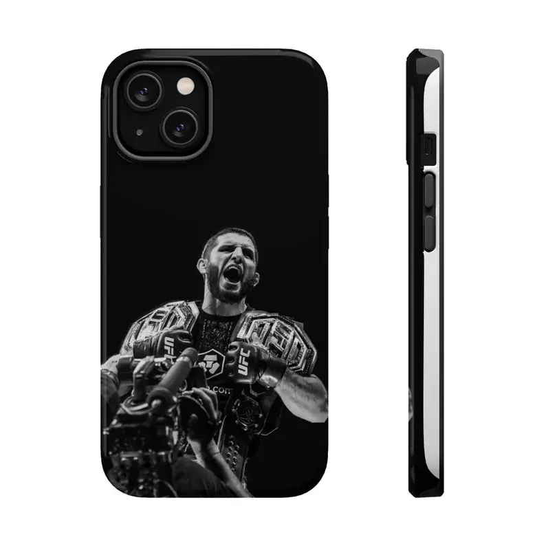 Islam Makhachev Phone Case |   UFC Double Champion |   MMA Gift |   iPhone All Models |   UFC Lightweight Champion Fan Cover