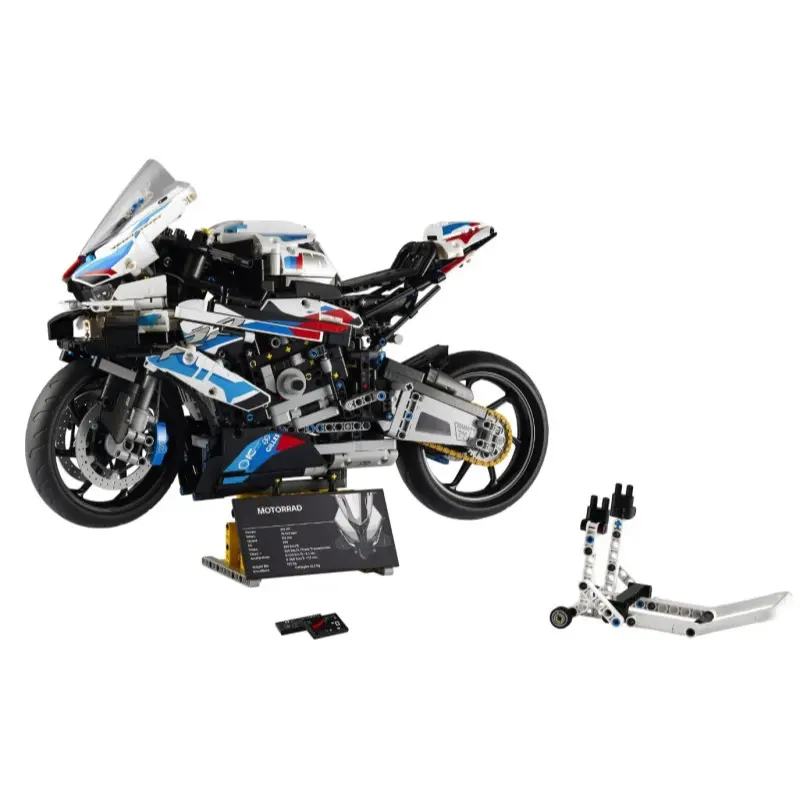 New 1920 Pieces Motorcycle Toy Building Block Set, Adult and Child Toy Gift, Boy and Girl Birthday Present, Fun Construction Kit