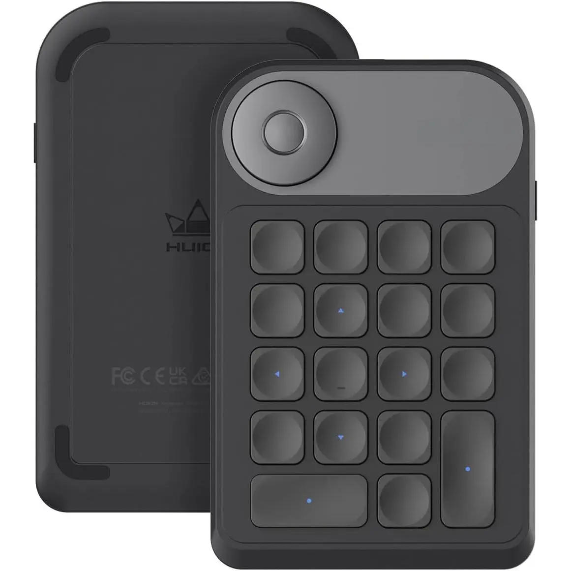 Keydial Mini  Programmable Keypad with Dial 5  Anti-ghosting 18 Customized ,  Shortcut Keyboard for Drawing Tablet, PC, MacBook, Surface Pro, Laptops