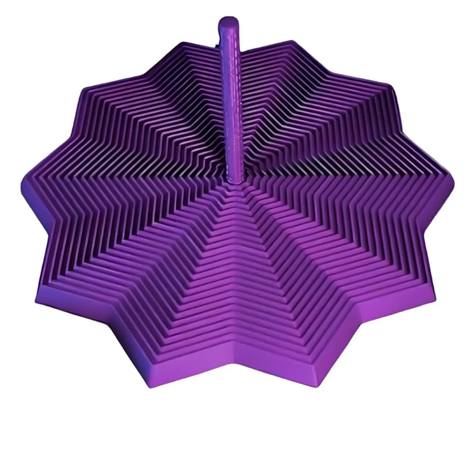 3D Printed Expanded Sensory，New Stress Relief Sensory Whirling Spiral with Handle, fidget tool, Honeycomb Adults Decompression for Office Desktop