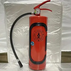Unique Fire Extinguisher Shape Metal Bottle Rack, Wine Storage Shelf, with Accents, Ideal for Home Decor, Indoor/outdoor Use, Camping, Picnics