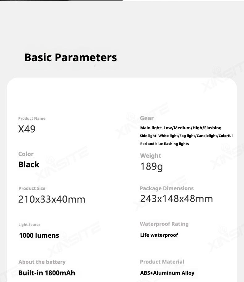 fast  shipping  items LED Bright Lanterns Multifunctional Outdoor Flashlight, Car Emergency Window Breaker and Cutter, 15 Lighting Modes, Side Magnet, Rechargeable Retractable Flashlight for ,Camping, Emergency and Halloween Gift light pocket biking bicyc