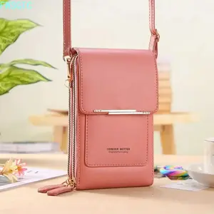 2026 New Women Elegant Touchscreen Crossbody Phone Bag Water Resistant Multi Card Slots Adjustable Strap Travel Daily Mini Shoulder Purse Fashion Accessory summervibes