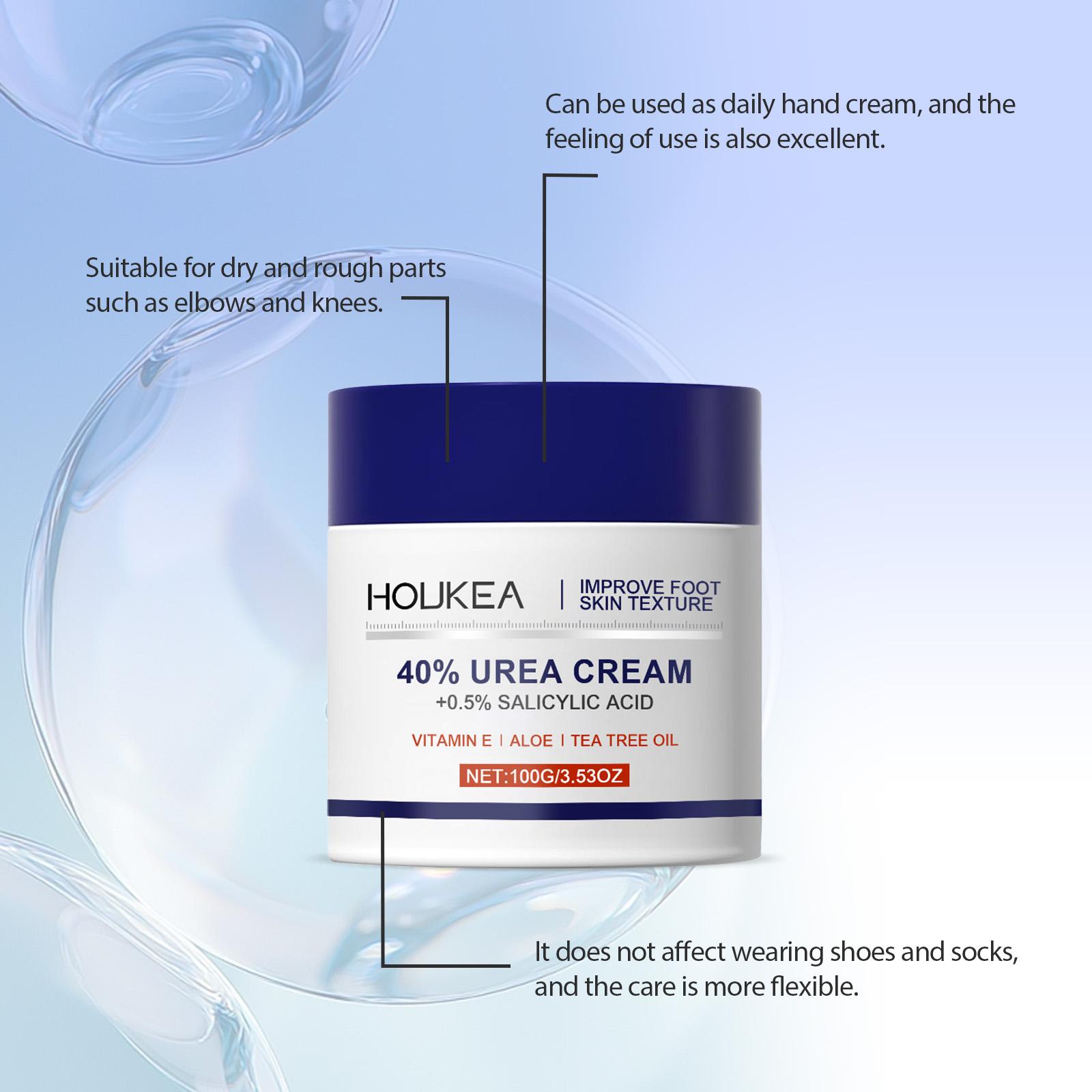 Moisturizing Protective Foot Cream HK-A07-0006-01 100g Daily Care Hydrating Nourishing for Dry Feet Urea Glycerin Mineral Oil - Moisturize
