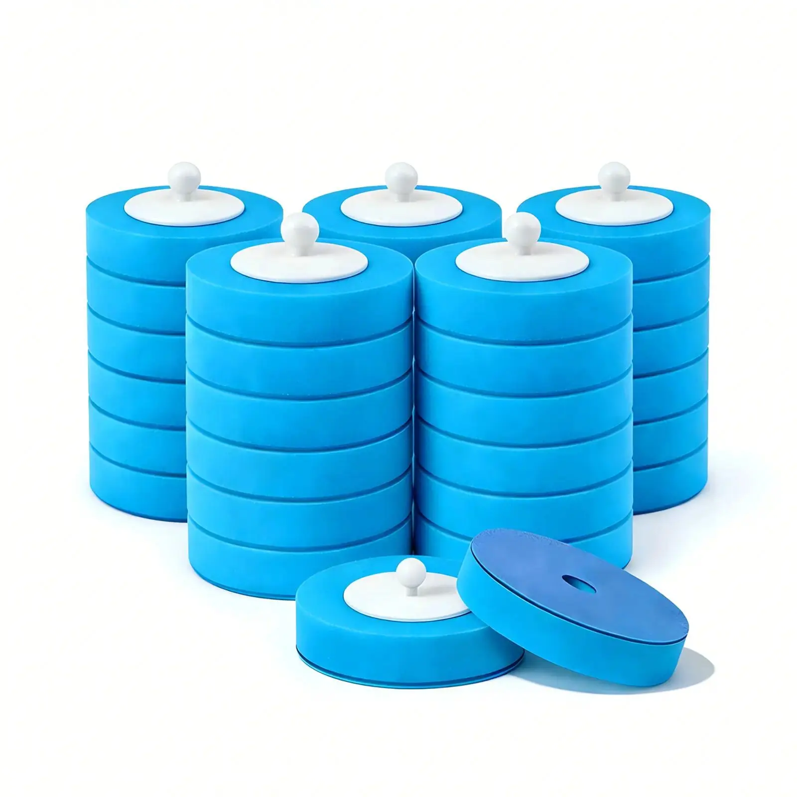 Disposable Toilet Brush Refill Pack, 32-Piece Home & Bathroom Cleaning Supplies, Eliminates Need to Clean Soiled Tools, Household Cleaning Products