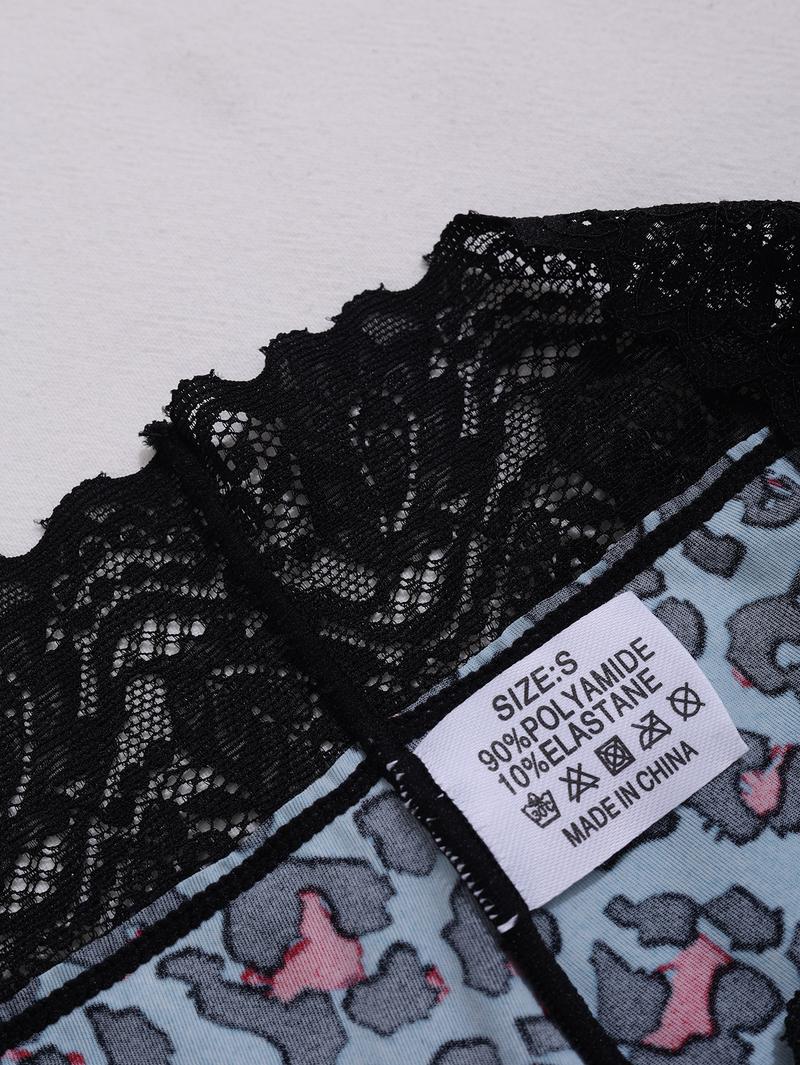 12PCS Women's Comfortable Lace Trimmed Underwear Set Seamless Panties Collection, Breathable & Stylish Design for Daily Wear, Lace Trim Panty