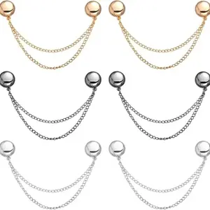 6 Piece Magnetic Clothing Clips Set, Instant Garment Cutting Solution, Safety Shirt Hem Adjuster, Sleeve Clips for T-Shirts, Shirts, Dresses