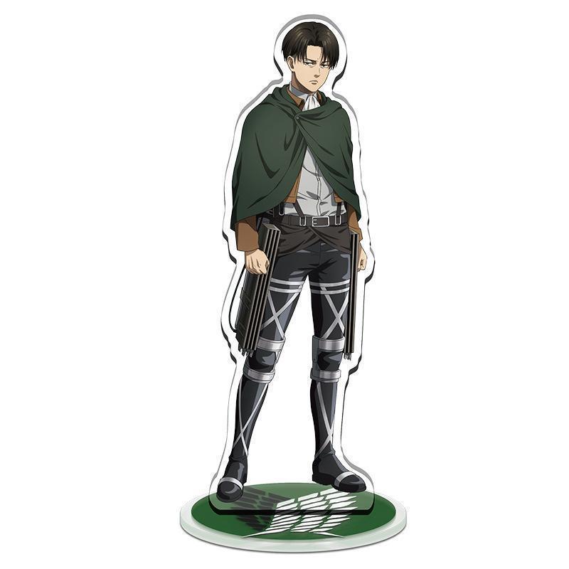 Attack on Titan Anime Acrylic Figure Stand Eren Rivaille Mikasa Model Desk Decor Collection Gift Toys