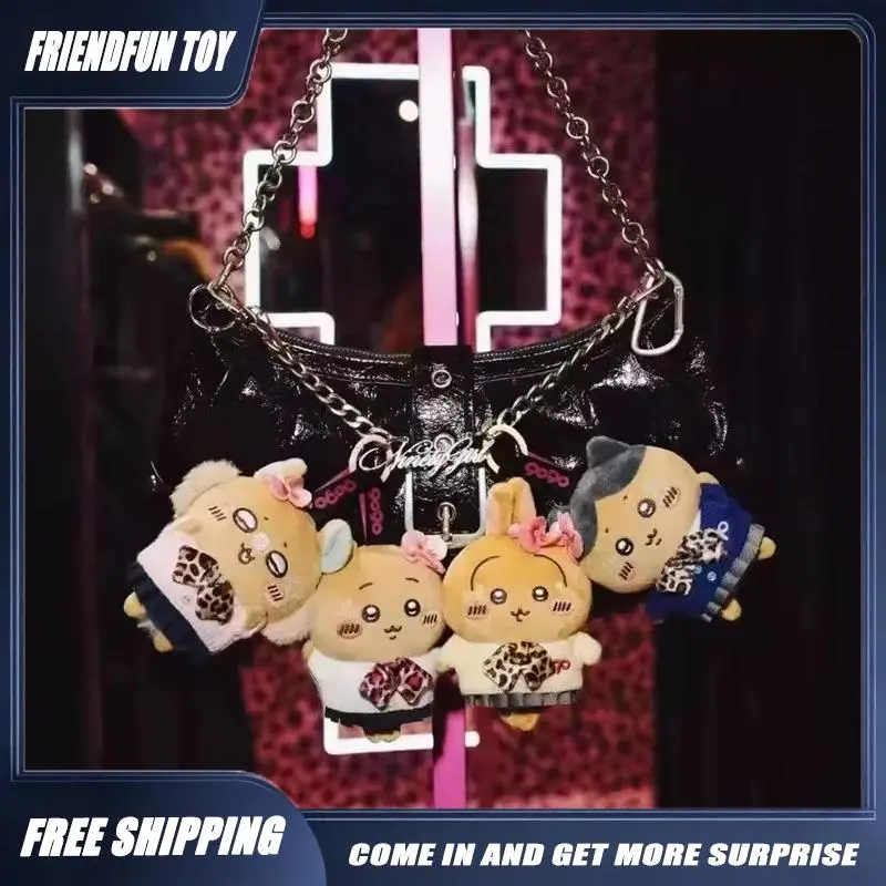 Cute Jiikawas 9090 Gyaru Series Cartoon Periphery Plush Toy Stuffed Doll Momonga Usagi Hachiwera Pendant Hanging Keychain Gift