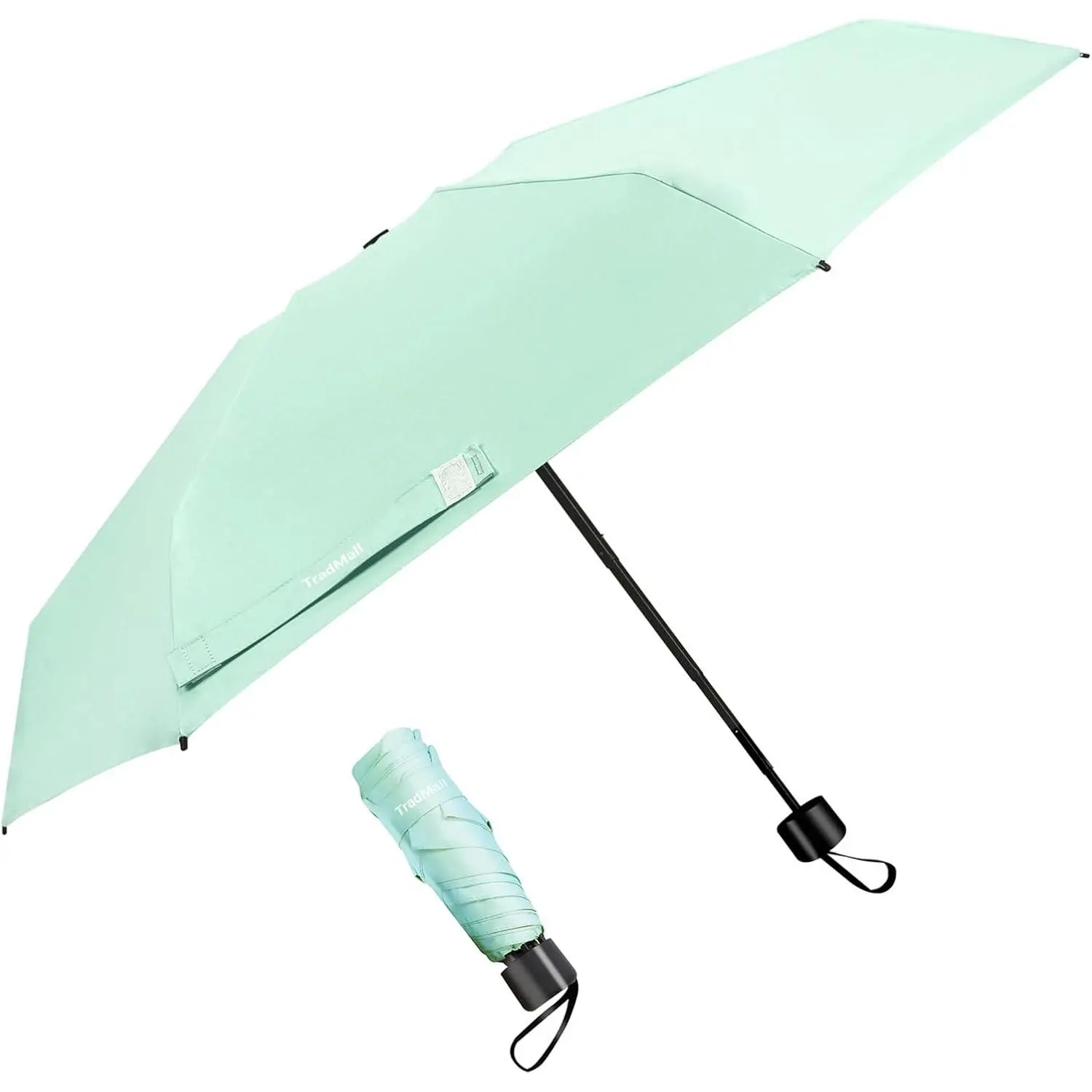 Mini Travel Umbrella, Portable Lightweight Compact Parasol with 95% UV Protection for Sun & Rain