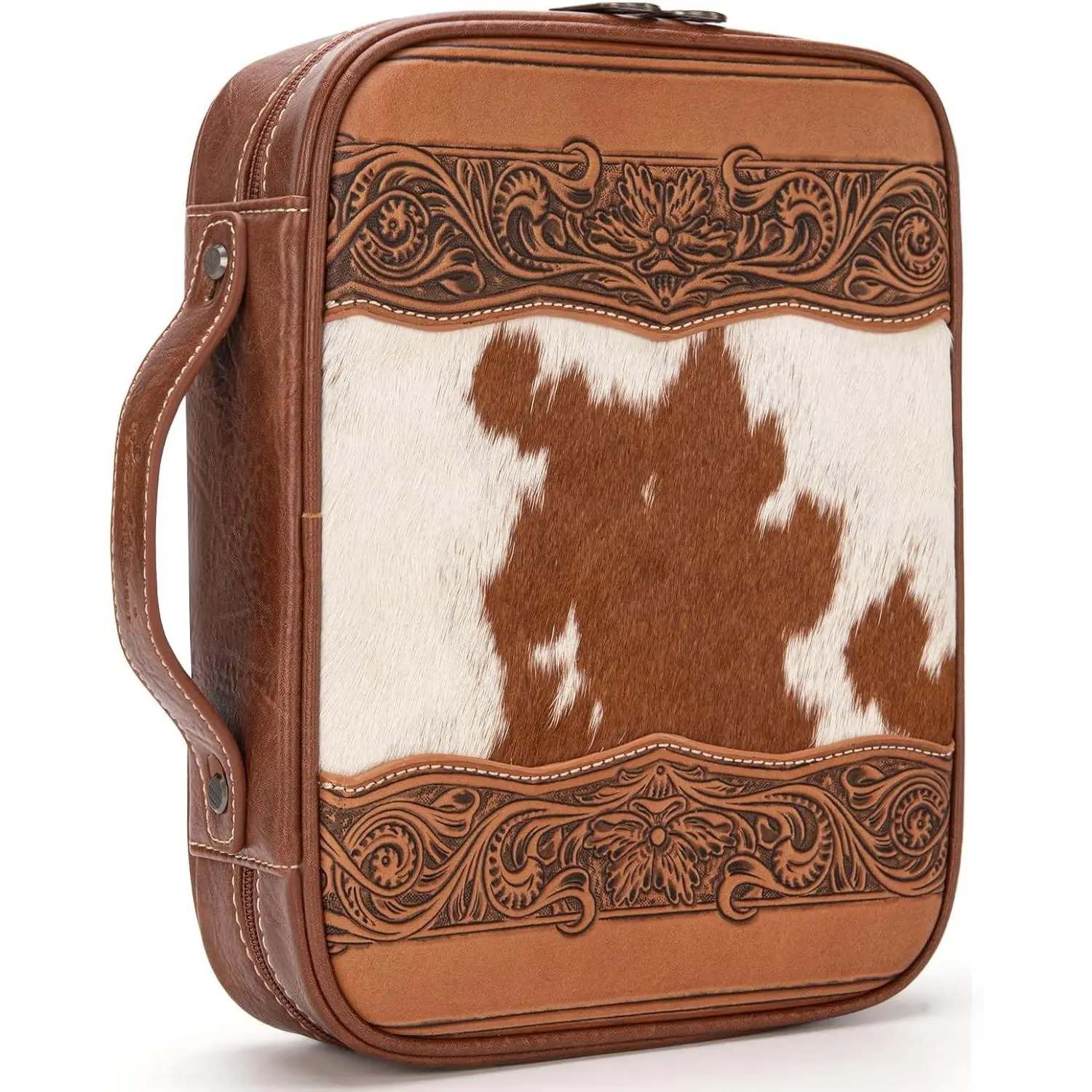 Western Style Embroidered Bible Covers for Women Men Book Carrying Case Church Bag Outdoor Bible Protective