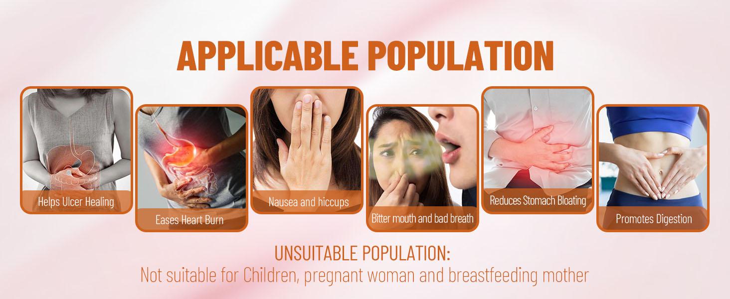 Wins Town Ulcer Healing Tea, Relief Gastritis and Stomachache, Support Daily Stomach Nourishing, 30 Tea Bags