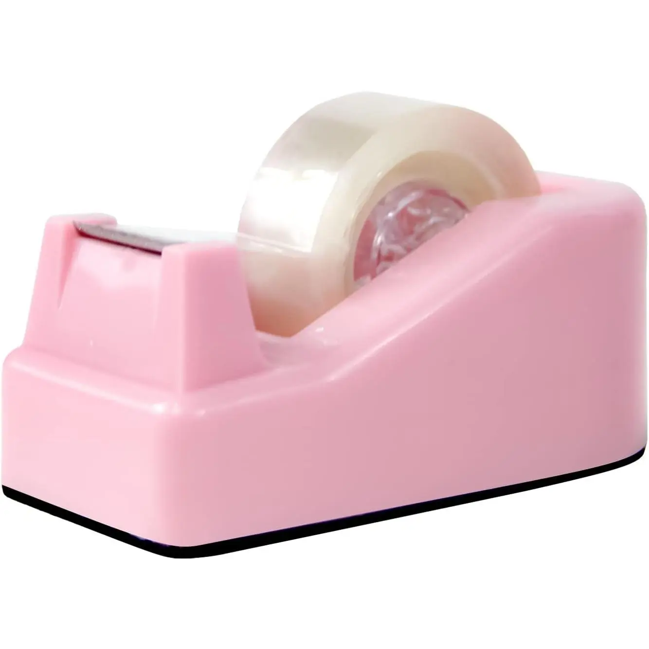 1 count Desktop Tape Dispenser Adhesive Roll Holder with Weighted Nonskid Base,  (Tape not Included), Synthetic, Dispenses Tape