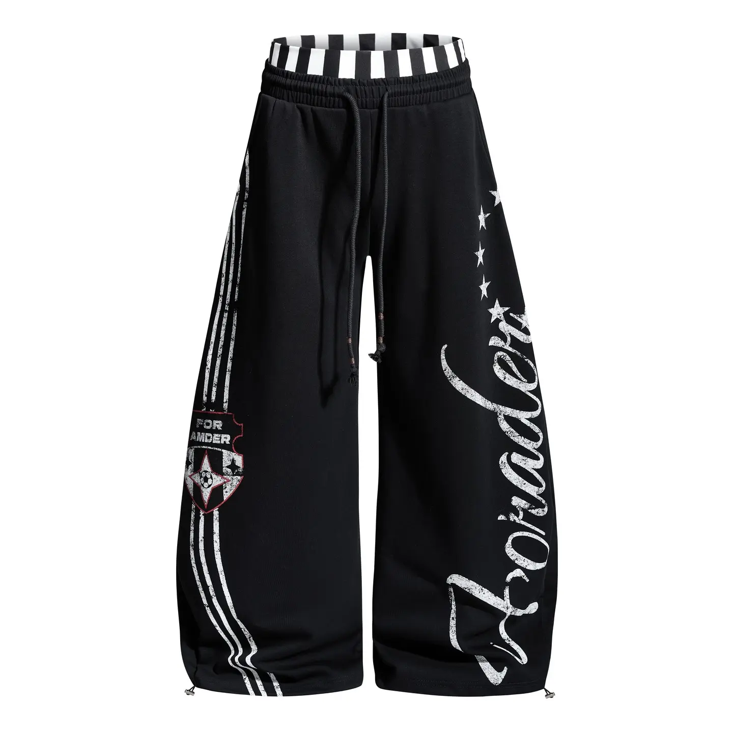 Inflation Wide Leg Track Pants Summer 2026 Men Casual Streetwear Joggers, Tops, Oversized, Loose