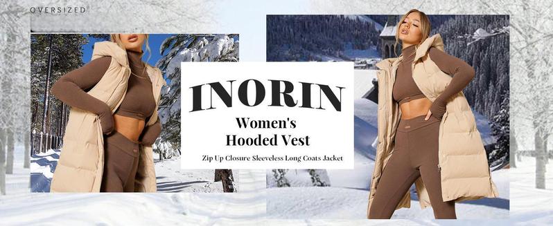 【Clearance】Imily Bela Womens Down Vest with Stand Collar Thick Hooded Sleeveless Long Coats Jacket 【Clearance】Imily Bela Womens Down Vest with Stand Collar Thick Hooded Sleeveless Long Coats Jacket