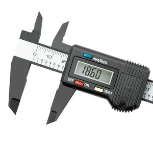 Small Digital Caliper 0-4" Mini Measuring Tool, Micrometer Caliper with Auto-Off Feature, Interchangeable Between inches and millimeters for Jewelry Measurement and 3D Printing