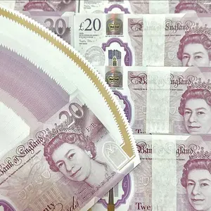 100pcs 20£ British Pound Pet Memorial Coins, Pet Memorabilia Collection, Collectible Coin Props, Pet Tribute Paper Currency