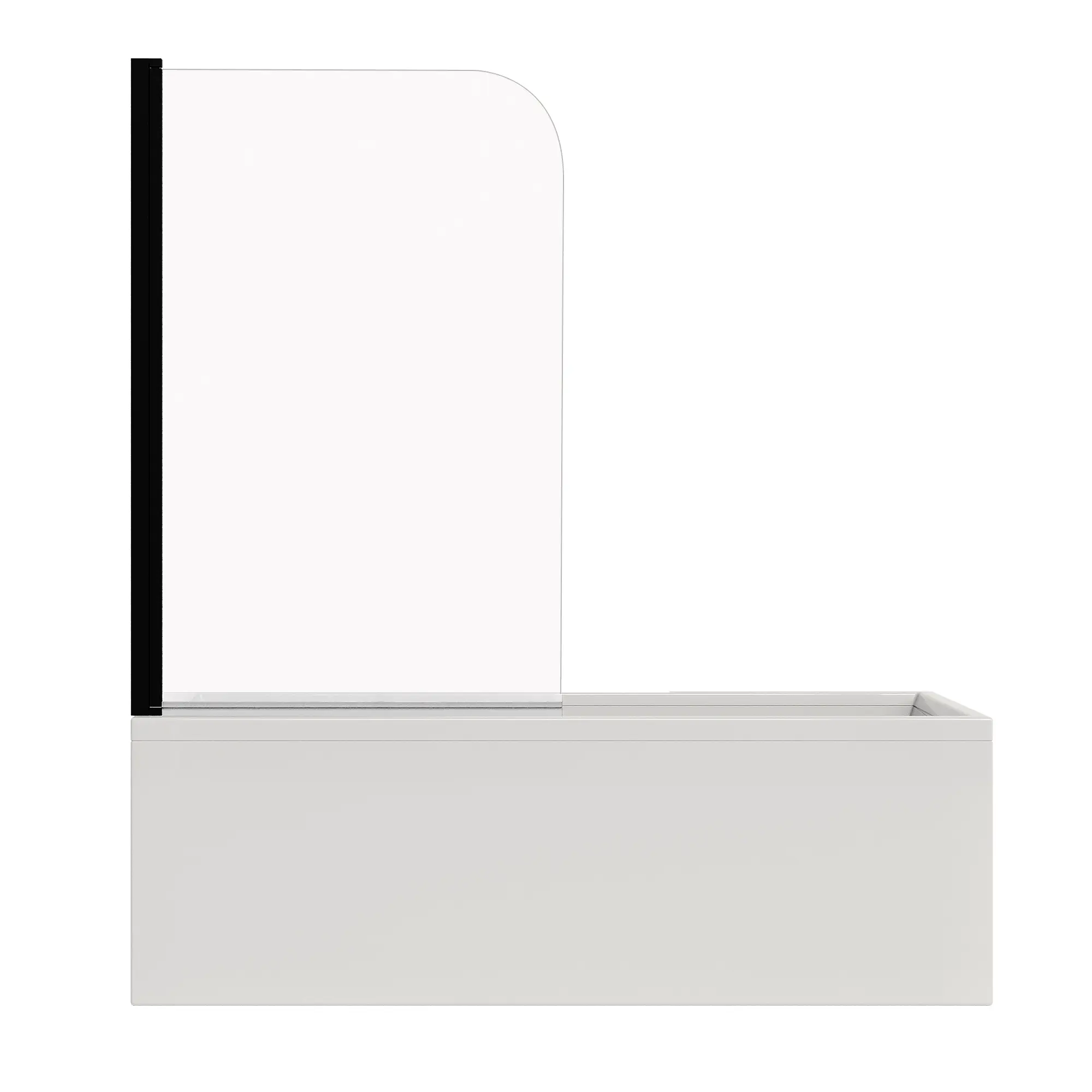 Shower Door,Tempered Glass, Easy to Clean & Reversible Installation, Pivot Swing Shower Door with Stainless Steel Handle
