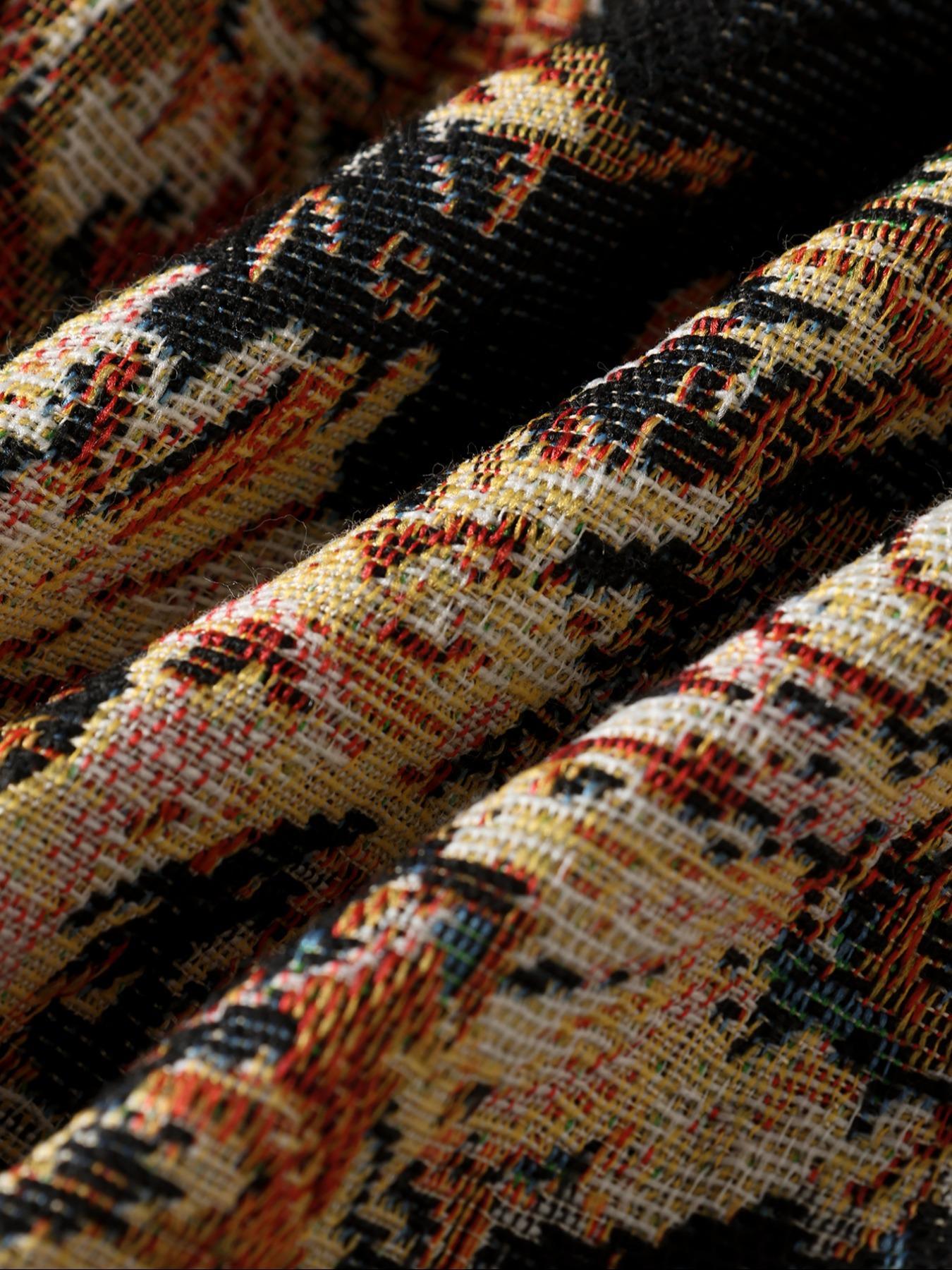 Men's Floral Print Button Front Jacket, Coats, Regular Fit Casual Long Sleeve Collared Outerwear for Fall & Winter, Men's Clothes for Daily Wear