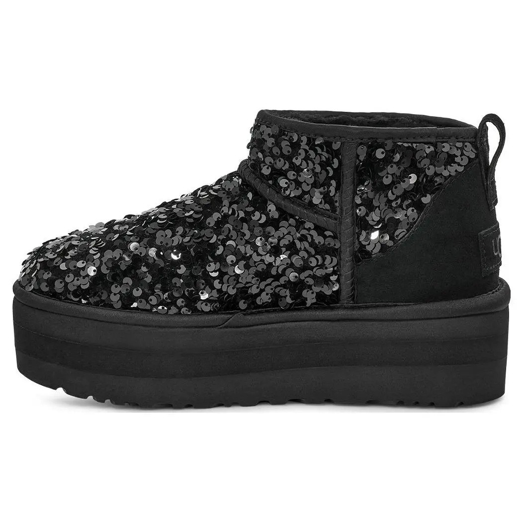 UGG Comfortable Casual Ankle Snow Boots 1135060-BLK