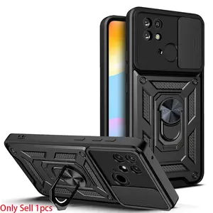 Case for Xiaomi Redmi 10C 4g Hard Shell, Shockproof Anti-Drop, Magnetic Ring Stand, Camera Cover, Dust-Proof, Scratch-Resistant for Xiaomi Redmi 10C 4g Case