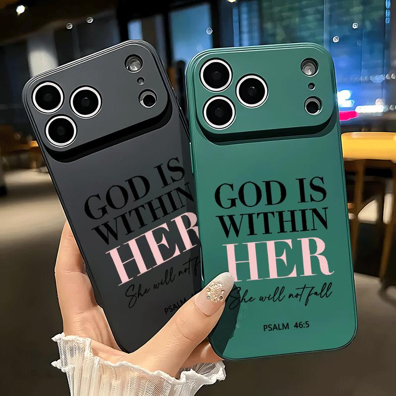 Pink Bible Psalms Quotes Christian Soft&Flexible TPU Silicone Phone Case For iPhone 17 Pro Max AIR 16 15 14 13mini 12 11 Plus XR XSMAX Cases For Samsung Galaxy S26 Ultra S25 Edge S24 S23 S22 Plus  Durable|Shockproof|Full Camera Protection