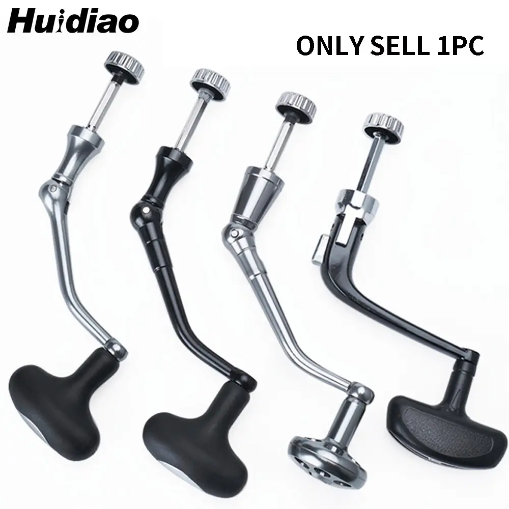 Huidiao Universal Hexagonal Metal Reel Handle, High-Strength Plug-in Rocker Arm, Suitable for 8000-16000 Surf Casting Reel, Big Game Spinning Reel Fishing Reel Accessories, Fishing Stuff