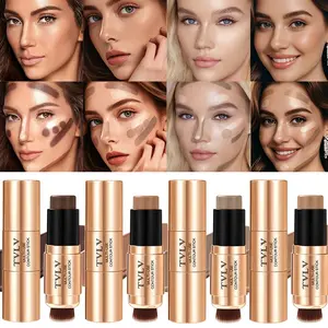 Multi-functional contouring stick, non-caking, easy to apply, long-lasting, natural makeup effect, three-dimensional contouring stick