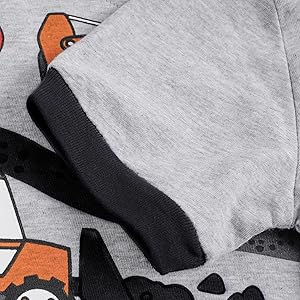 Little Boys Short Set Pajamas for Boys 100% Cotton Toddler Train Dinosaur Sleepwear Summer Clothes Size 2-7T