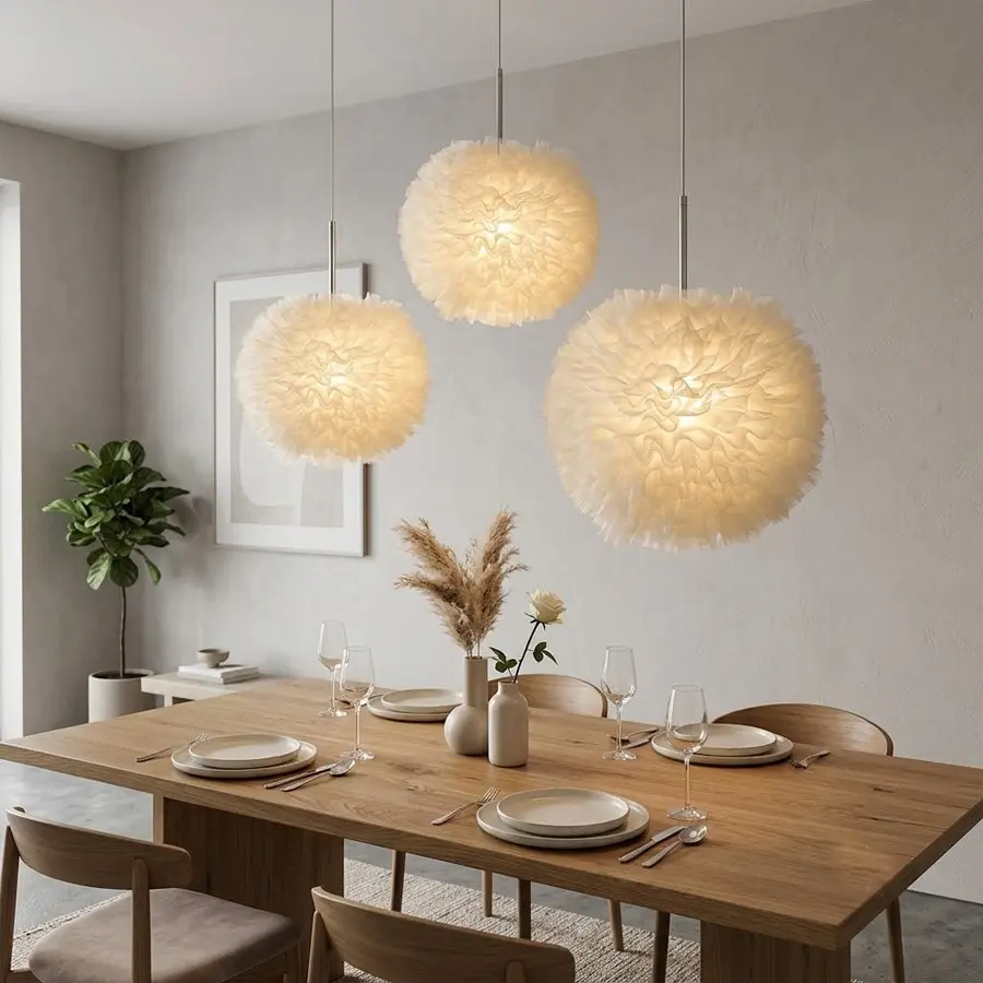 Elegant Romantic Organza Lace Round Ball Lampshade, Cute Table Lamp Pendant Light Accessory, Wedding Decoration Lampshade