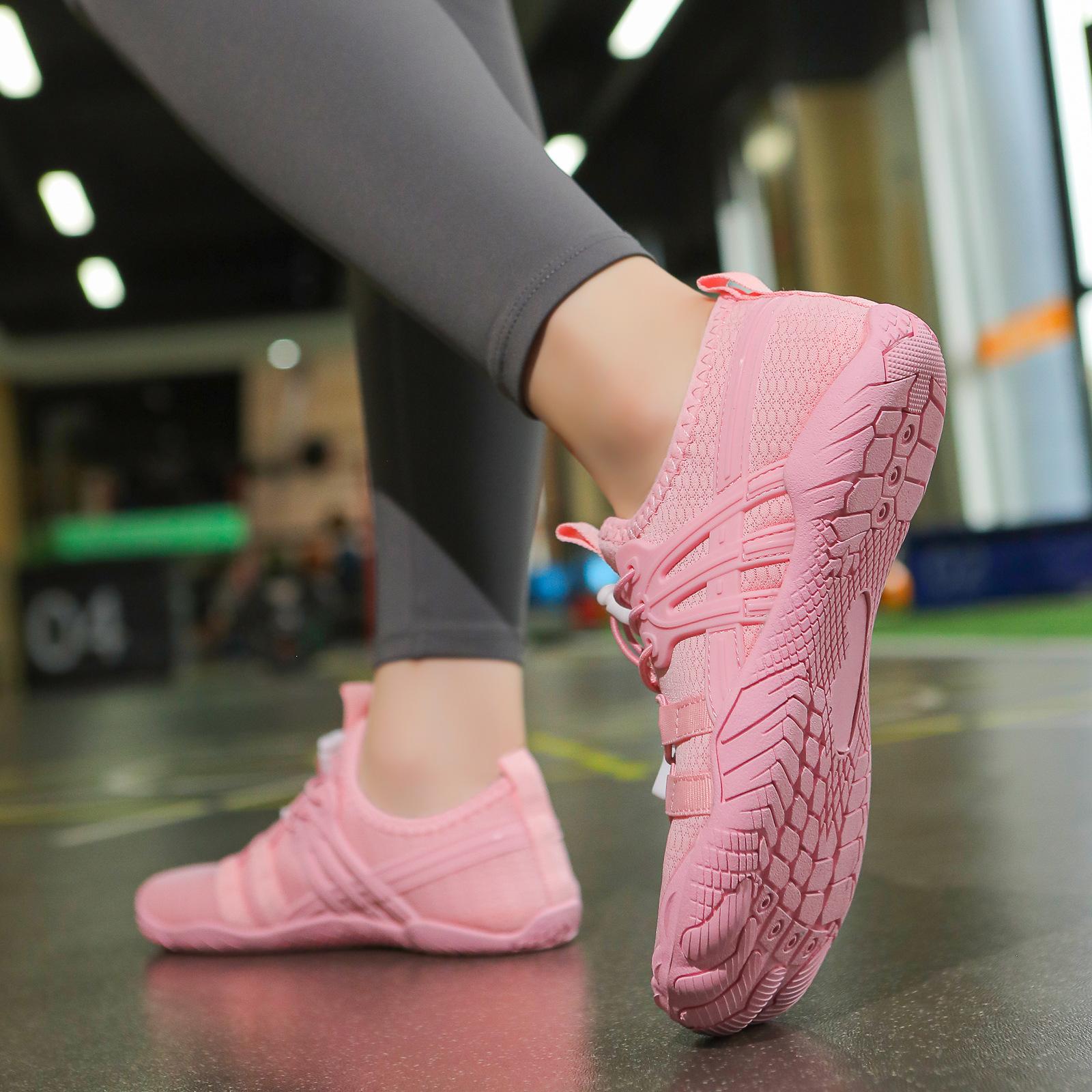 Mesler Men's Barefoot Trail Running Shoes Minimalist Wide Toe Box Design Zero Drop Non-Slip Rubber Sole for Gym Hiking Walking