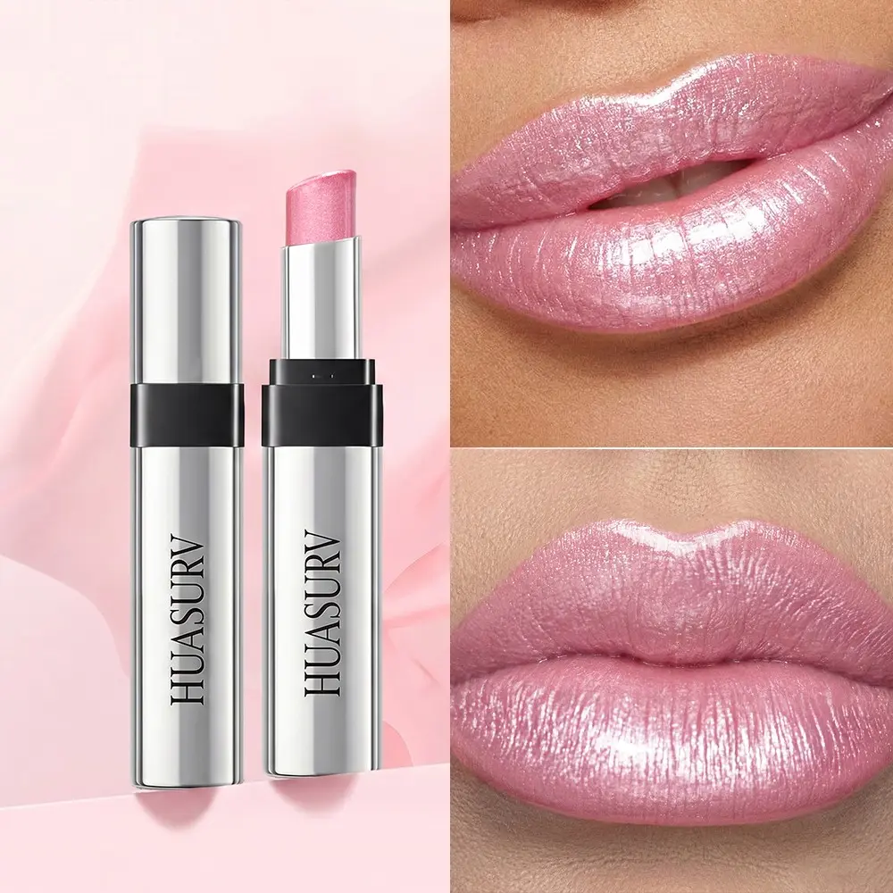Huasurv Shimmer Lip Balm, Moisturizing and Nourishing, Easy Application, Metallic Finish, Shade, Perfect for Gifts and Daily Use HS0316-101