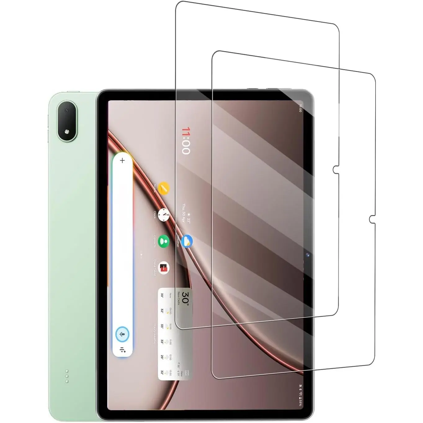 9H Hardness Tempered Glass Screen Protector for 13.2 in OnePlus Pad 4 Android Tablet (2 Pack) - Anti-Scratch, Smooth Touchscreen, Easy-to-Install, Bubble-Free Protection Accessories, Sensitive, Anti-Fingerprint