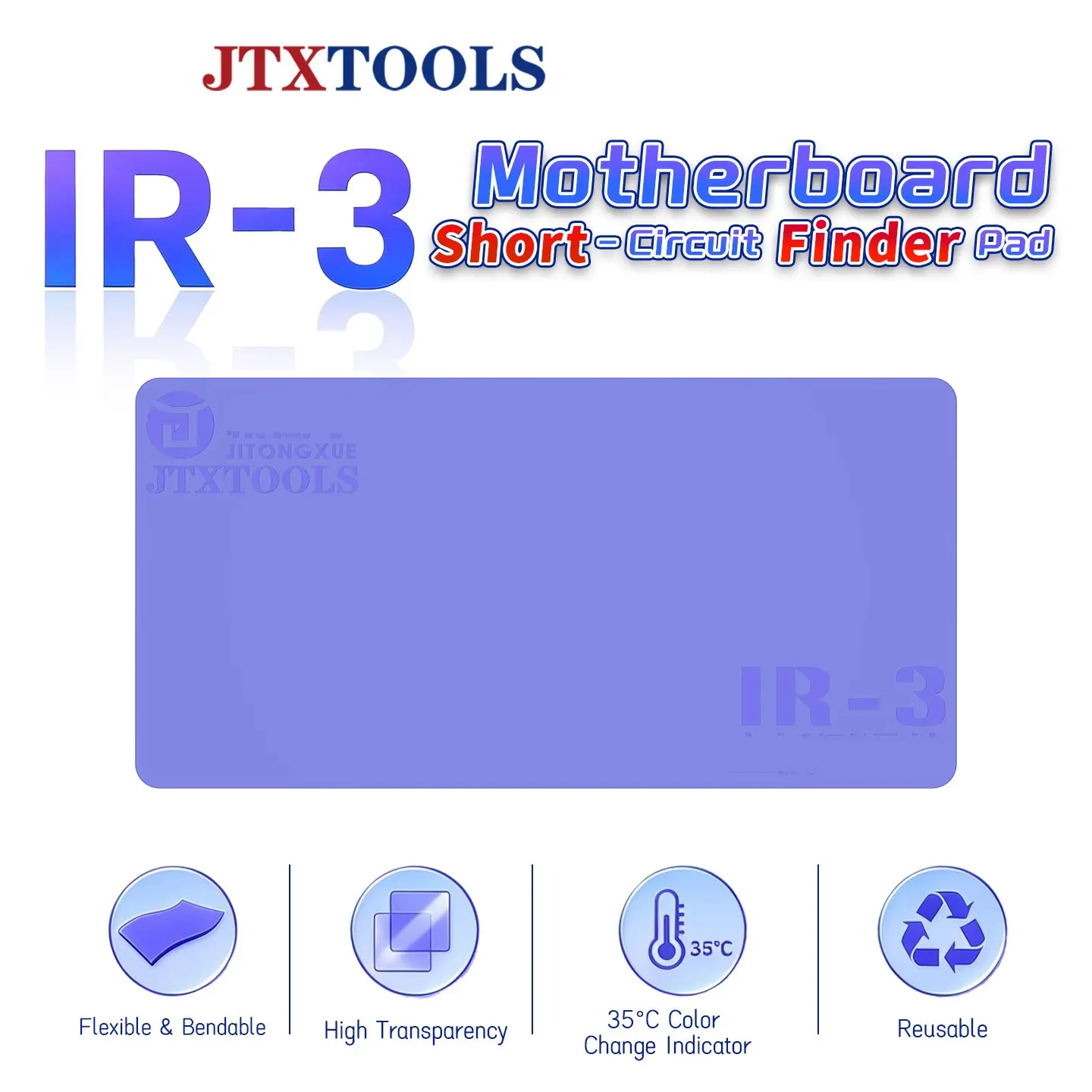 JTX Tool IR-3 Motherboard Short Circuit Finder Pad Quickly Locate Hot Spots Accurately Locate Fault Points More Sensittive More Health Phone Repair Tool Sensitive
