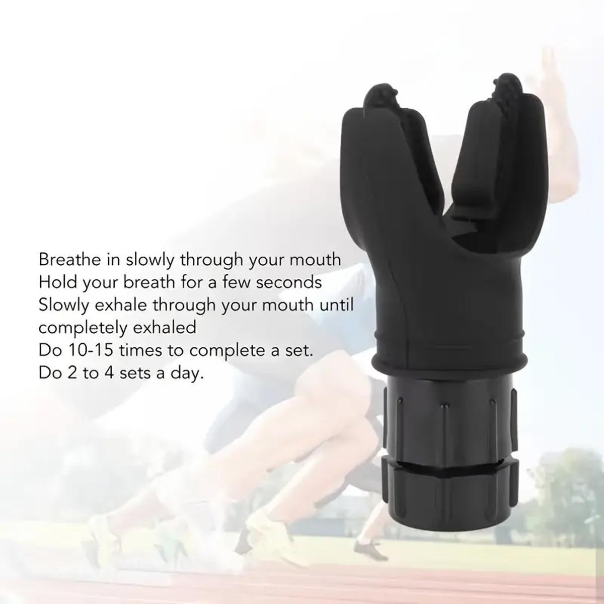 Adjustable Breathing Trainer, Portable Lung Capacity Trainer, Breathing Trainer for Home Gym Workout, Gym Accessories, Home Training Equipment