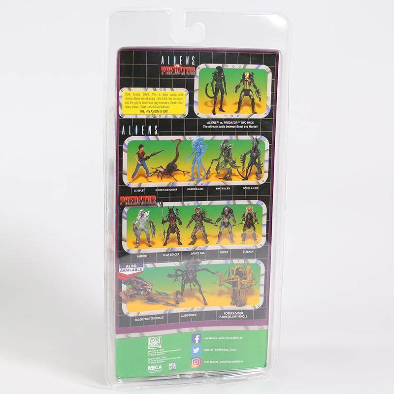 NECA Aliens Xenomorph Warrior Dog Alien Ellen Ripley Weyland Yutani Bishop Colonel Cameron 7"Action Figure Collectible Model Toy popular